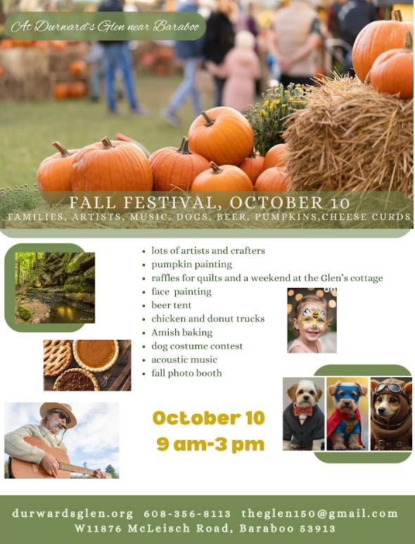 Pumpkins, hay bales, and families at a fall festival